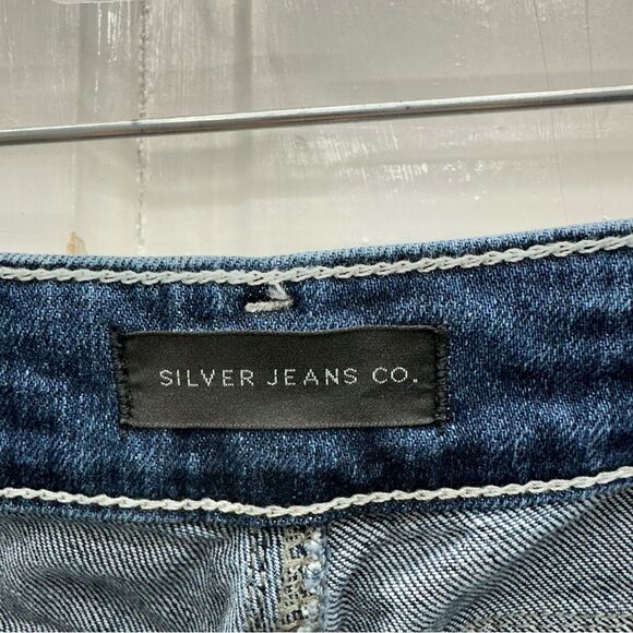 Silver suki slim boot cut denim jeans women's 29 x 31 - Picture 6 of 7